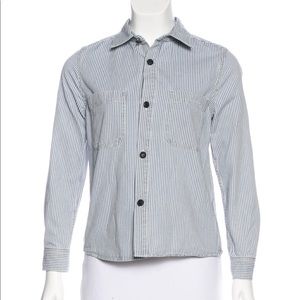 A.P.C. Striped button-up top